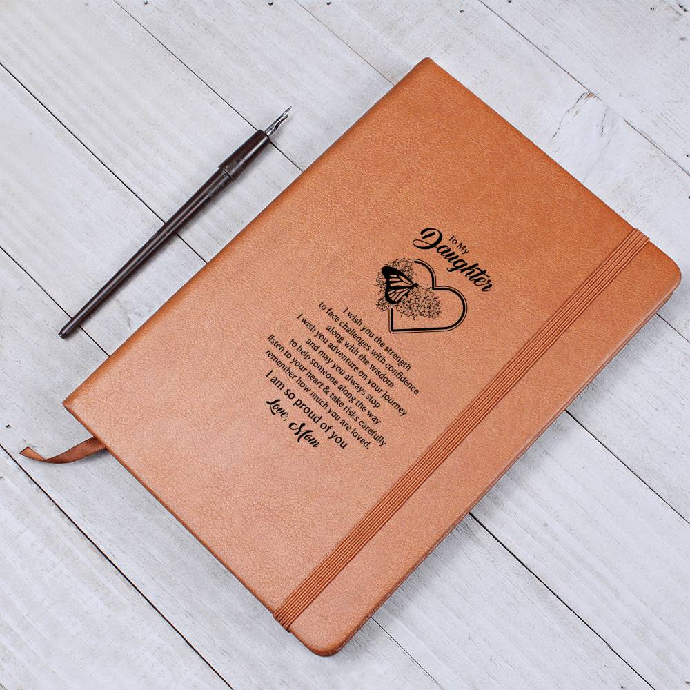 To My Daughter Butterfly Journal _ Mom_s Love Letter Notebook