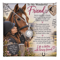 Horse Riding Friend Gift Eternal Hope Necklace – Equestrian Gift for Her