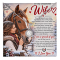 Horse Riding Wife Gift Eternal Hope Necklace – Romantic Equestrian Gift for Her