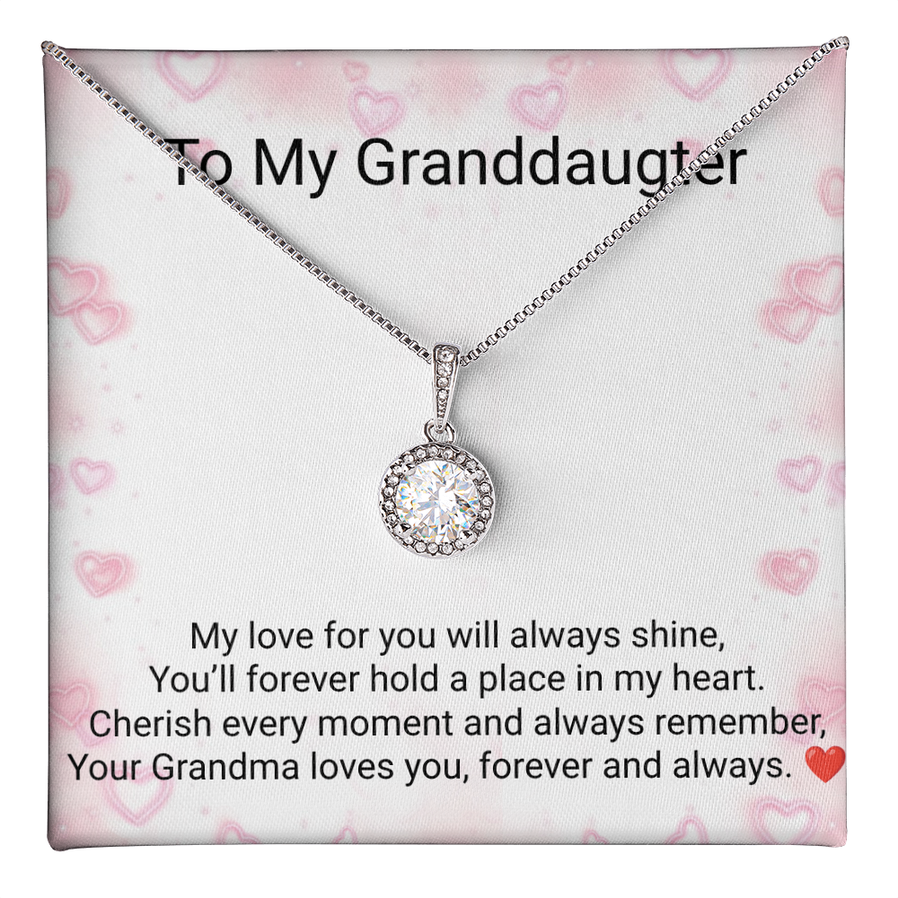 Granddaughter Eternal Hope Necklace – Heartfelt Gift from Grandma