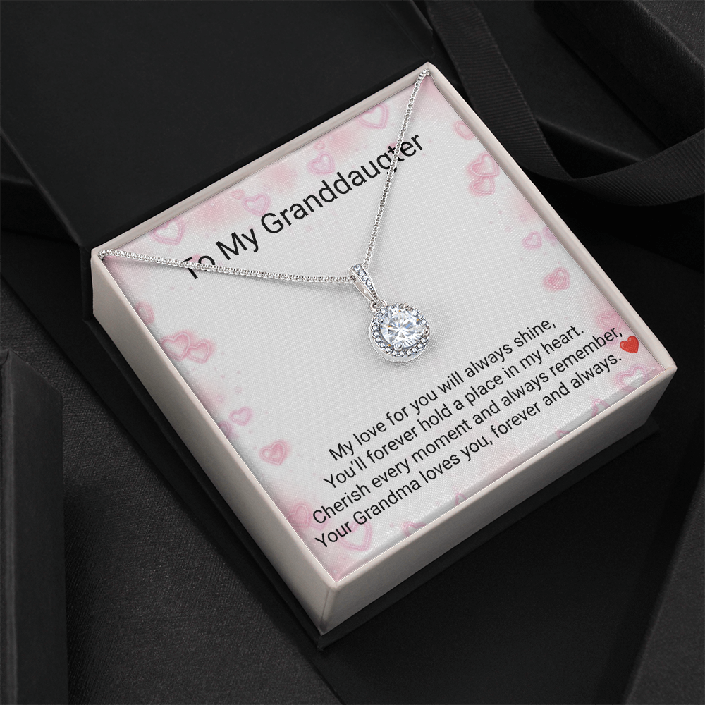 Granddaughter Eternal Hope Necklace – Heartfelt Gift from Grandma