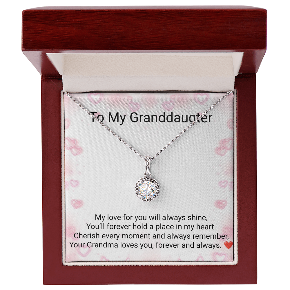 Granddaughter Eternal Hope Necklace – Heartfelt Gift from Grandma