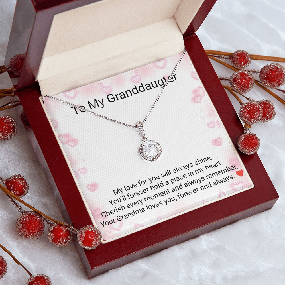 Granddaughter Eternal Hope Necklace – Heartfelt Gift from Grandma