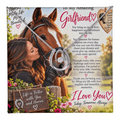 Lucky In Love Horse Riding Necklace for Girlfriend – Romantic Equestrian Gift