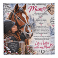 Mom Horse Riding Lucky In Love Necklace – Equestrian Gift for Mum