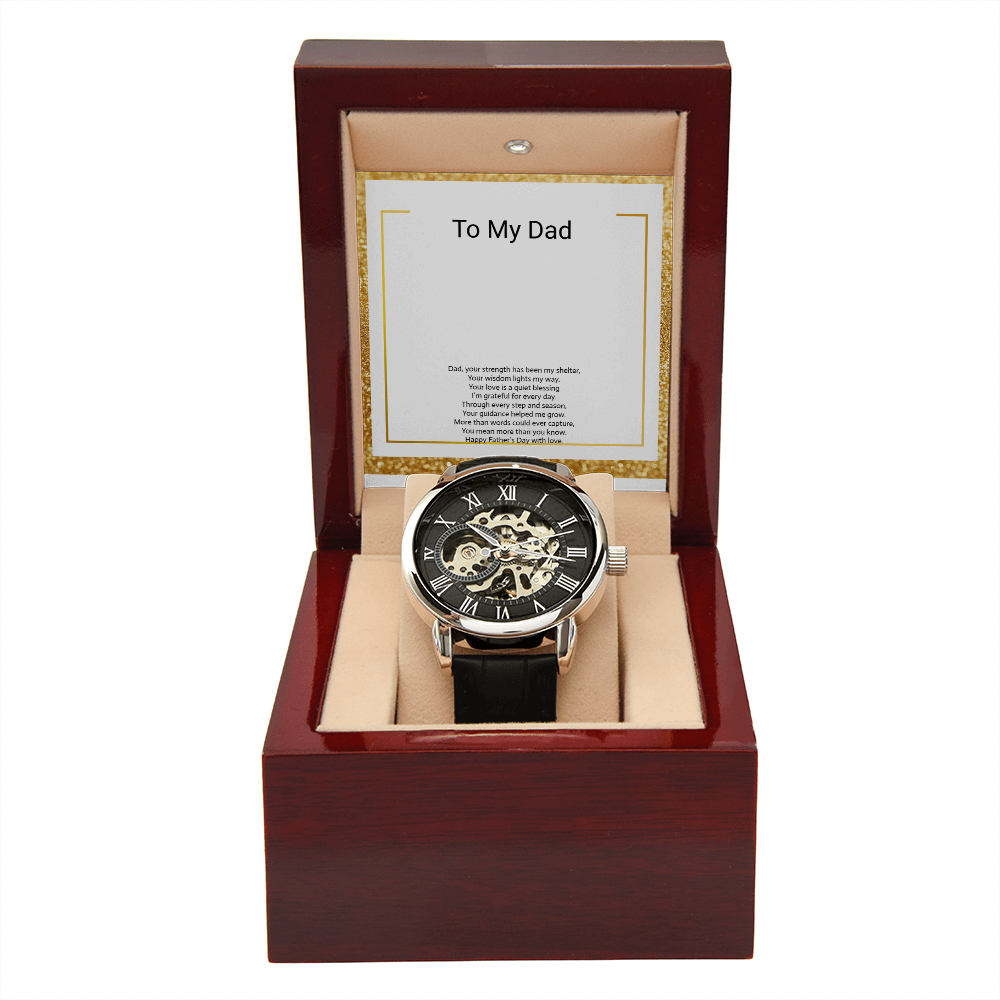 Men's Open Work Watch – Stylish Father's Day Gift for Dad or Son