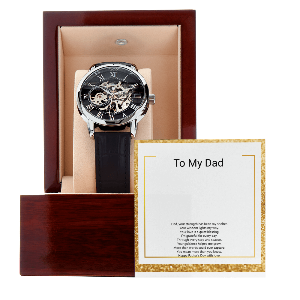 Men's Open Work Watch – Stylish Father's Day Gift for Dad or Son