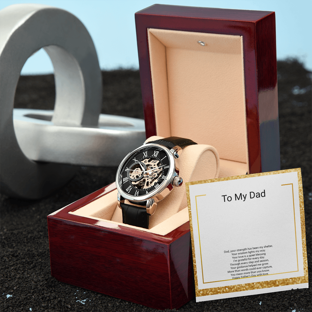 Men's Open Work Watch – Stylish Father's Day Gift for Dad or Son