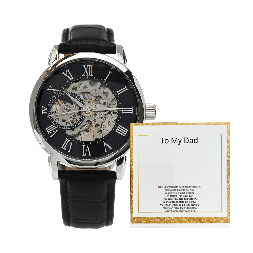 Men's Open Work Watch – Stylish Father's Day Gift for Dad or Son