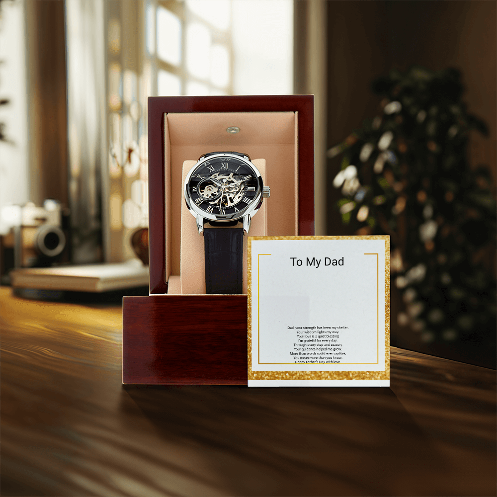 Men's Open Work Watch – Stylish Father's Day Gift for Dad or Son