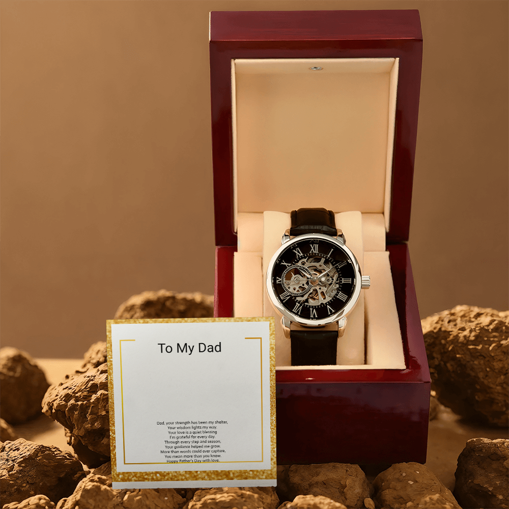 Men's Open Work Watch – Stylish Father's Day Gift for Dad or Son