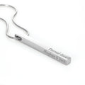 Engraved 4-Sided Stick Pendant – Meaningful Gift for Any Occasion