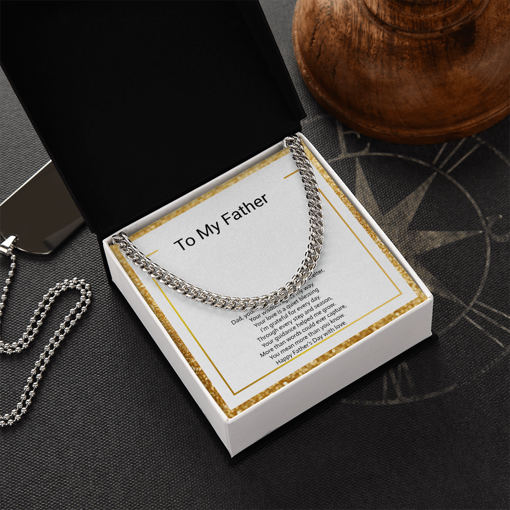 Father's Day Gift  Cuban Link Chain