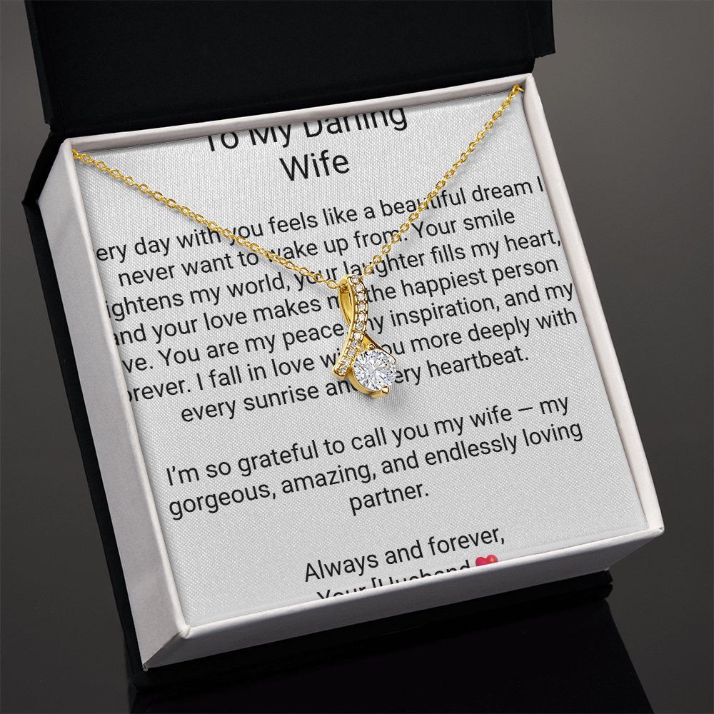 Elegant Alluring Beauty Necklace | Crafted in Yellow & White Gold