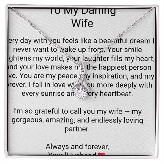 Elegant Alluring Beauty Necklace | Crafted in Yellow & White Gold