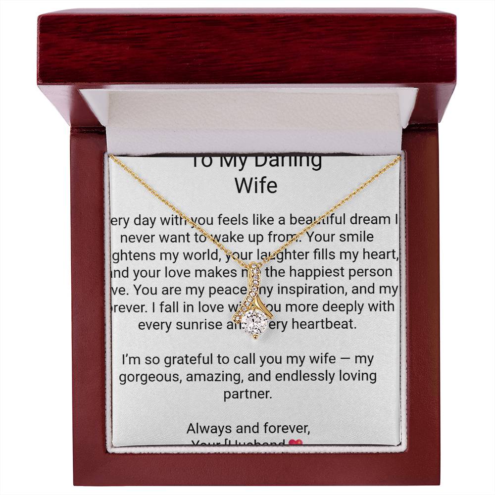 Elegant Alluring Beauty Necklace | Crafted in Yellow & White Gold