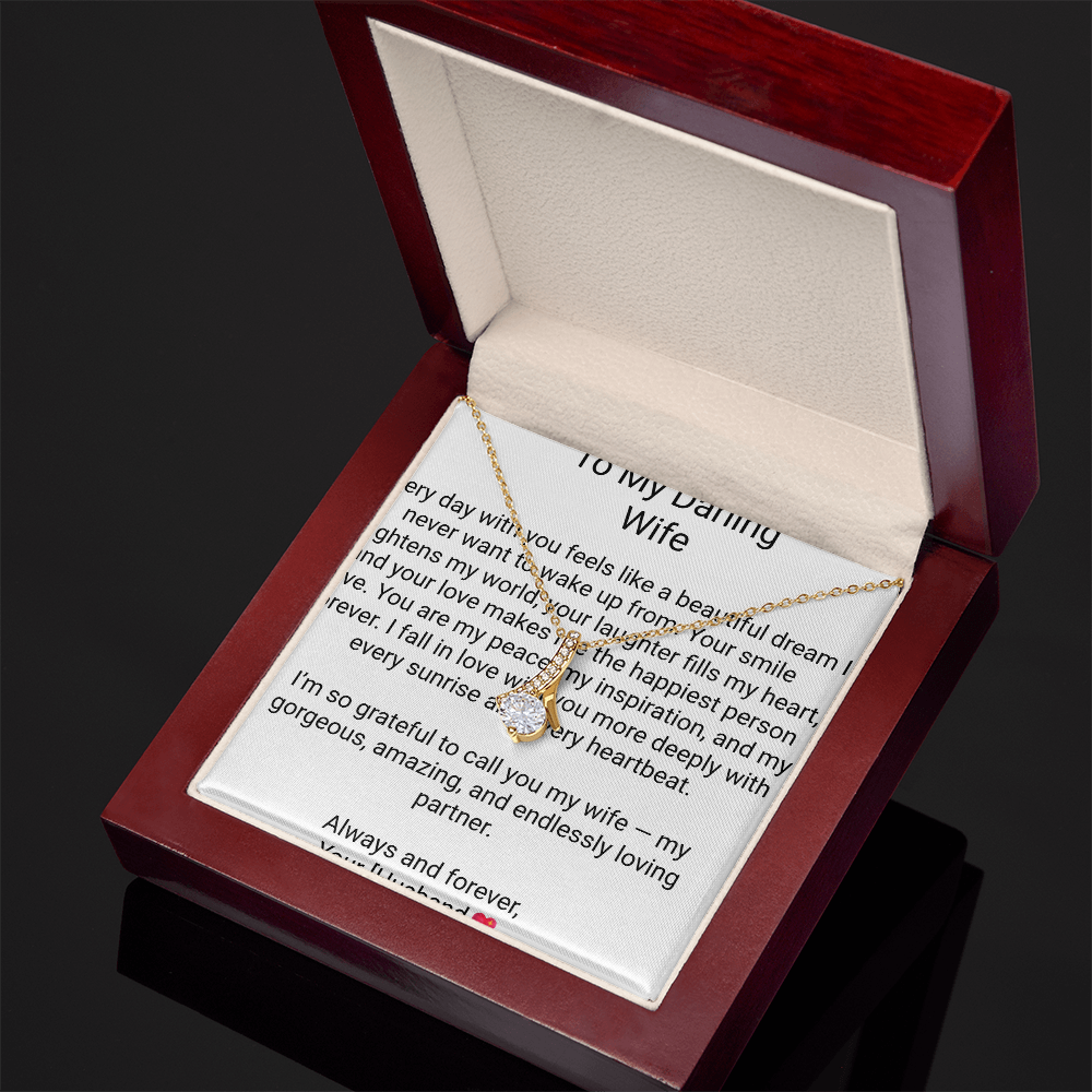 Elegant Alluring Beauty Necklace | Crafted in Yellow & White Gold