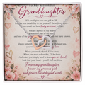 Granddaughter Interlocking Hearts Necklace – Heartfelt Gift from Grandma
