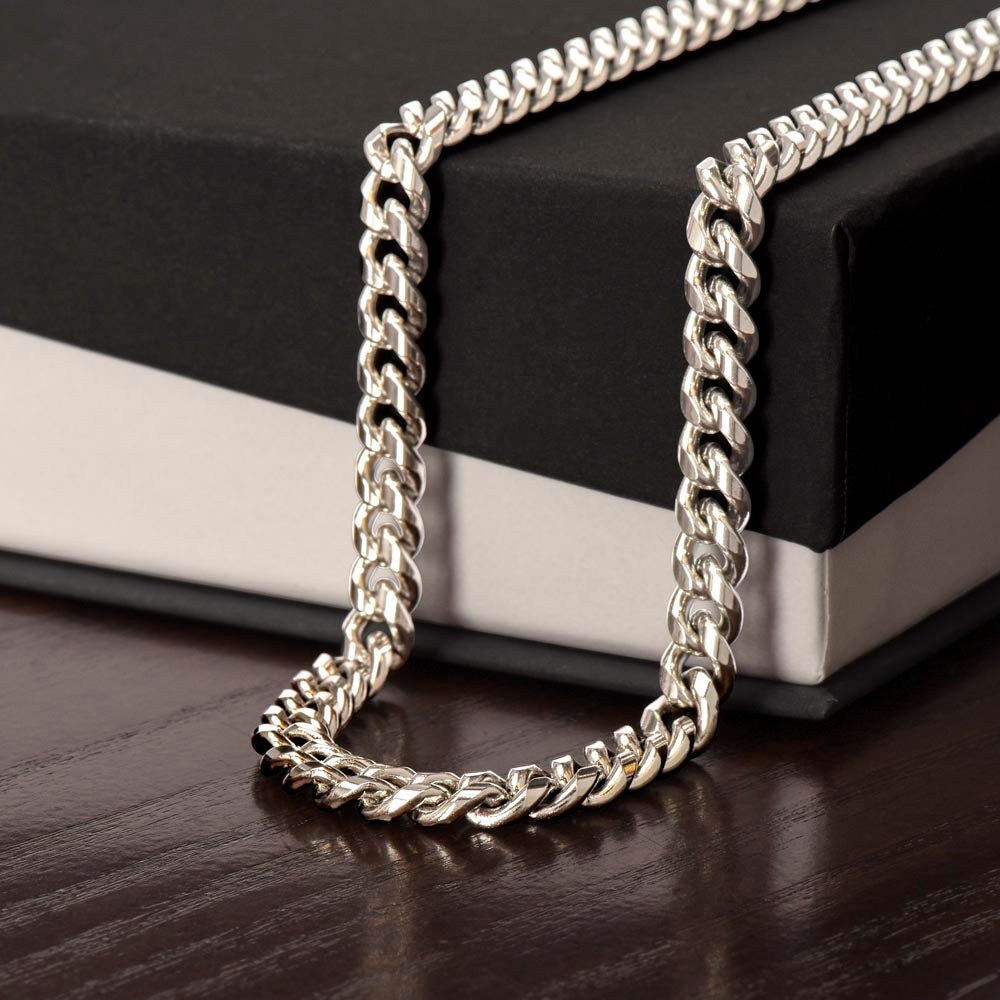 Father's Day Gift  Cuban Neck Chain