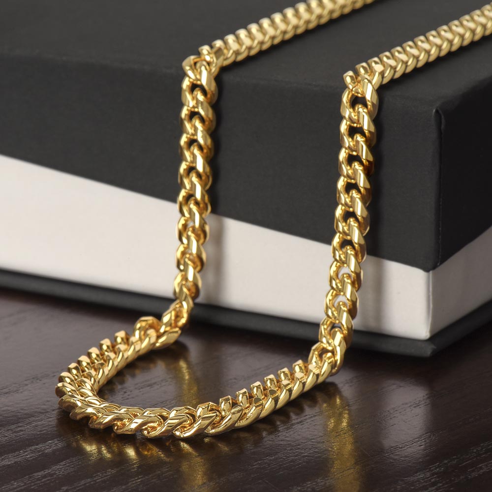 Father's Day Gift  Cuban Neck Chain