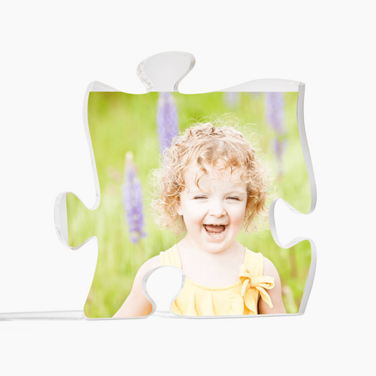 Personalized Acrylic Jigsaw Plaque – Cherish Your Loved One Forever”