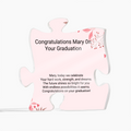 Personalized Graduation Acrylic Puzzle Plaque – Unique Class of 2026 Gift