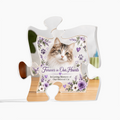 Cat Memorial Jigsaw Puzzle-Shaped Ornament – Personalised Pet Loss Keepsake