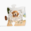 Dog Memorial Jigsaw Puzzle-Shaped Ornament – Personalised Pet Loss Keepsake
