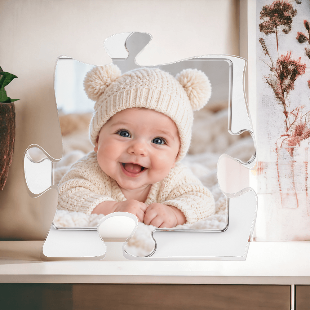 Personalised Acrylic Puzzle Plaque – Custom Photo Keepsake Gift