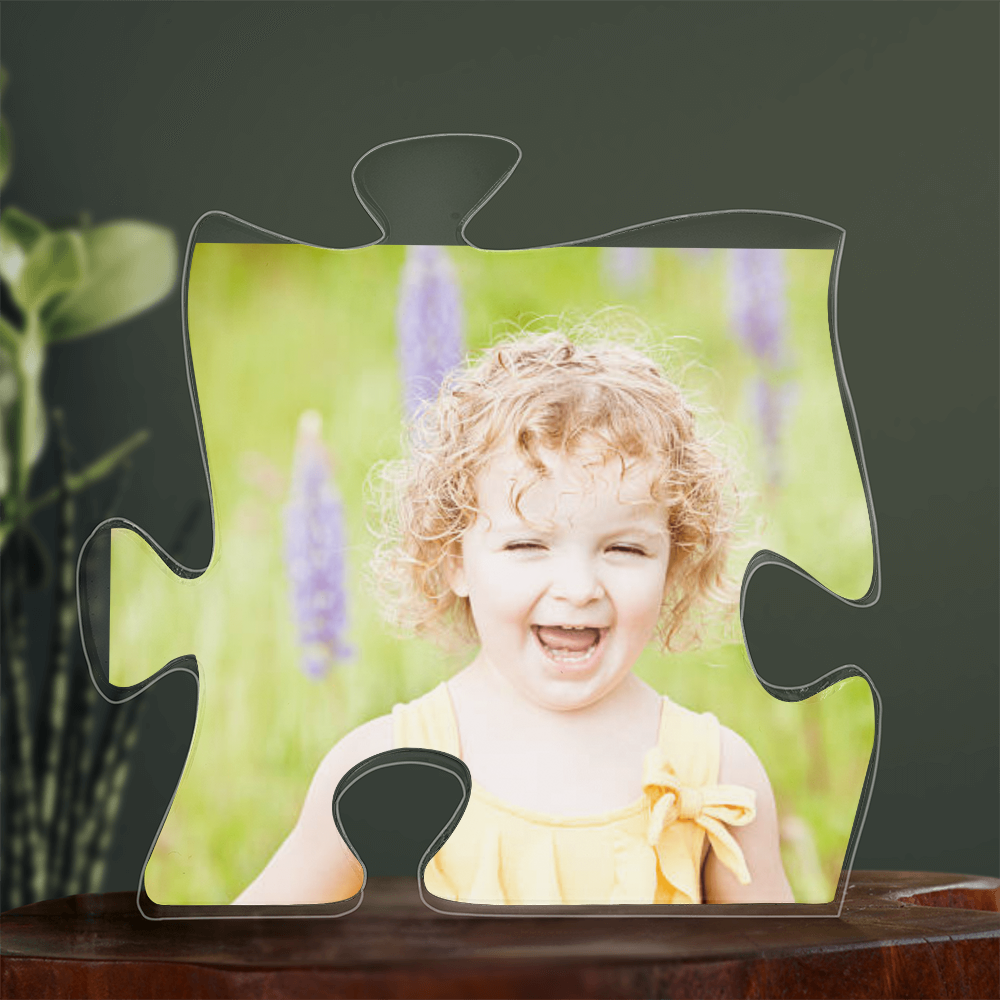 Personalized Acrylic Jigsaw Plaque – Cherish Your Loved One Forever”