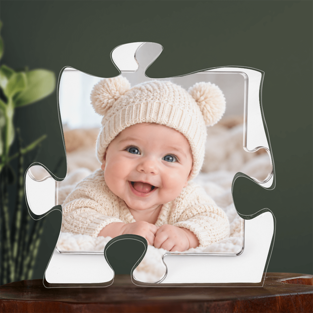 Personalised Acrylic Puzzle Plaque – Custom Photo Keepsake Gift