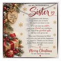 Sister Gift Flower Name Necklace – Personalised Jewellery for Her