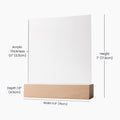 Husband Memorial Acrylic Square Plaque – In Loving Memory Tribute
