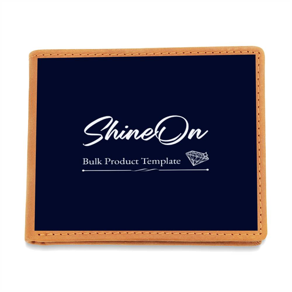 Graphic Leather Wallet – Perfect Gift for Dads & Sons