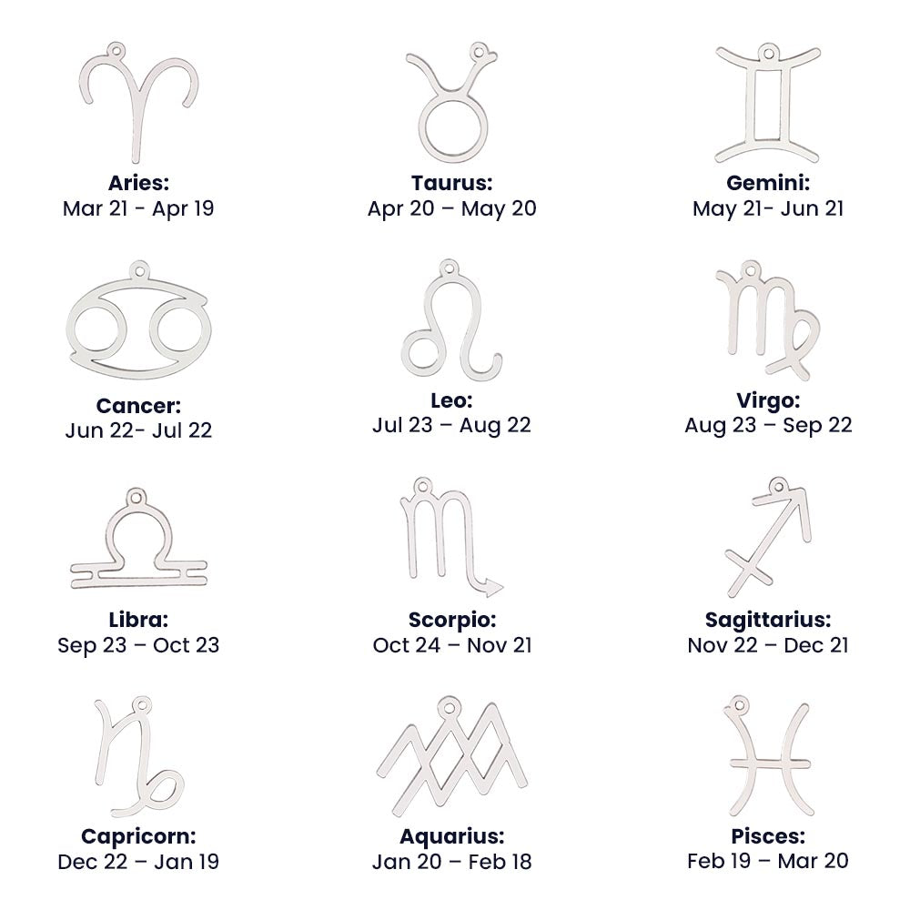 Personalized Zodiac Symbol Necklace for Mother, Daughter, or Wife        celabrating celebrating her unique star sign and personal style. ✨
