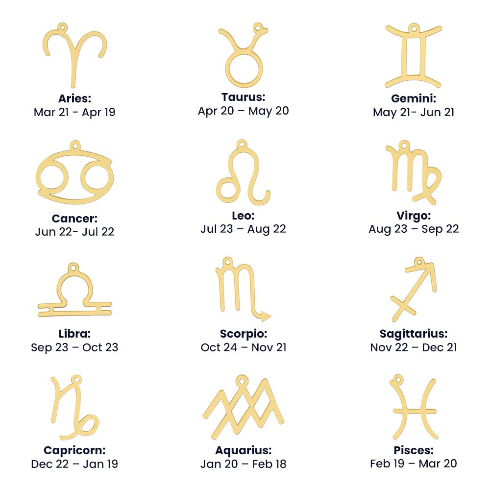 Personalized Zodiac Symbol Necklace for Mother, Daughter, or Wife        celabrating celebrating her unique star sign and personal style. ✨