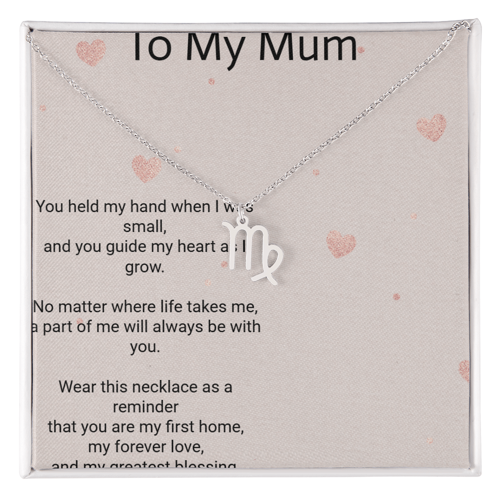 Personalized Zodiac Symbol Necklace for Mother, Daughter, or Wife        celabrating celebrating her unique star sign and personal style. ✨