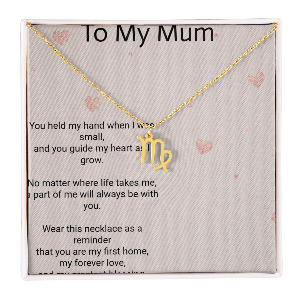 Personalized Zodiac Symbol Necklace for Mother, Daughter, or Wife        celabrating celebrating her unique star sign and personal style. ✨