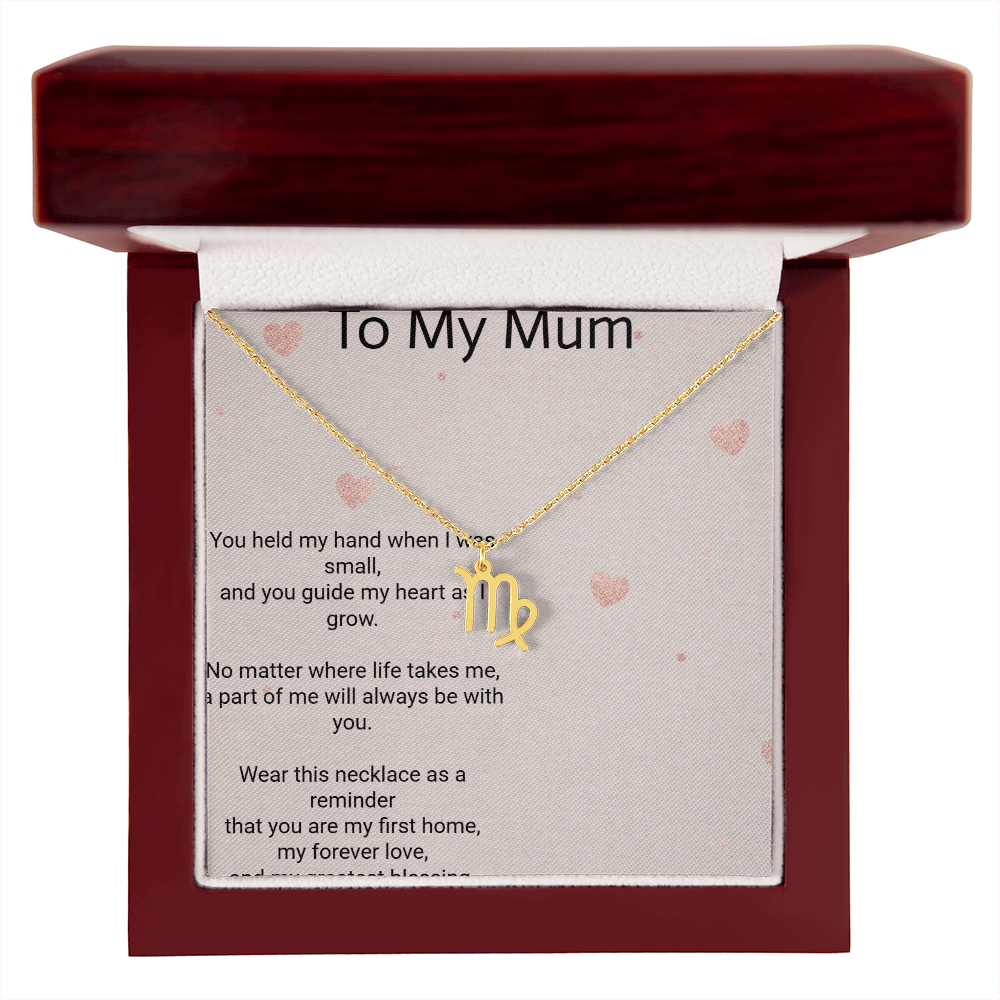 Personalized Zodiac Symbol Necklace for Mother, Daughter, or Wife        celabrating celebrating her unique star sign and personal style. ✨