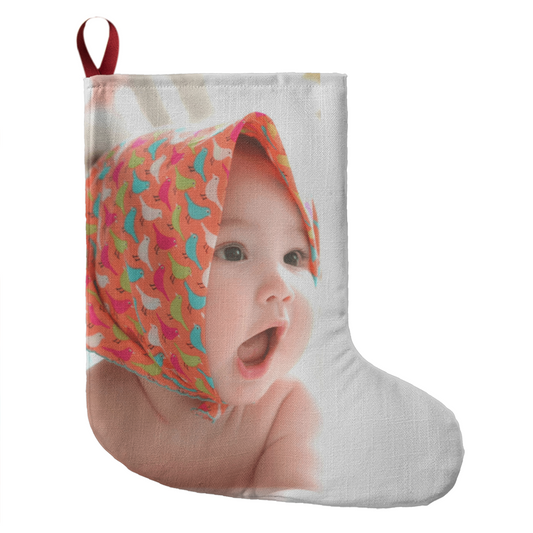 Baby's First Giant Holiday Stocking – Adorable Keepsake for Your Little One's First Christmas