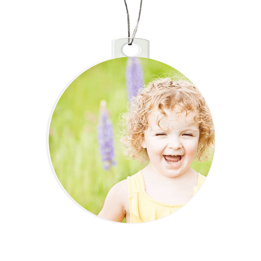 Christmas Acrylic  Bulb Ornament – Cherish Your Loved One Forever”