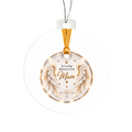 Mam Angel Wings Memorial Acrylic Christmas Tree Ornament