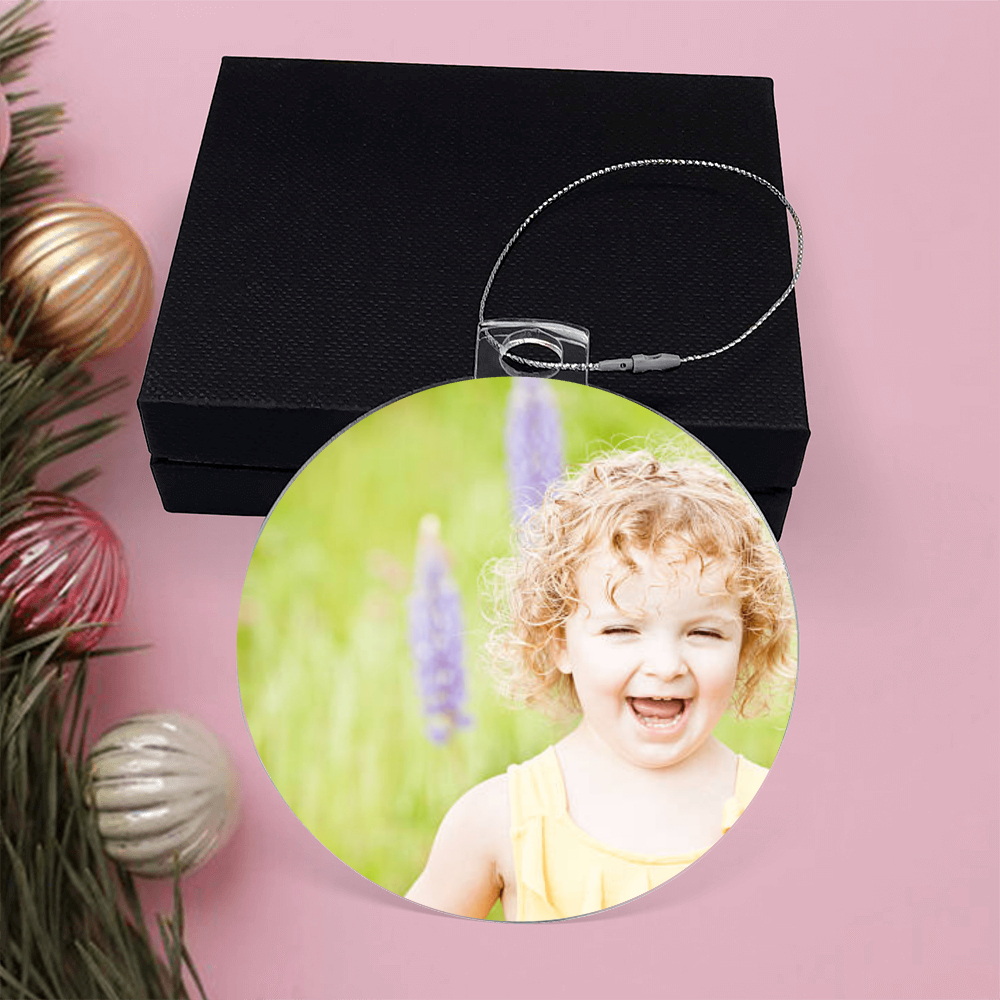 Christmas Acrylic  Bulb Ornament – Cherish Your Loved One Forever”