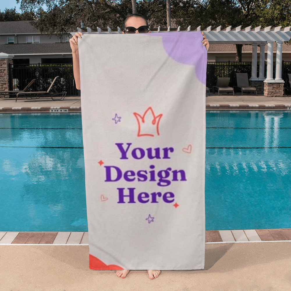 Make Your Own Bath Towel with Your Photo or Artwork