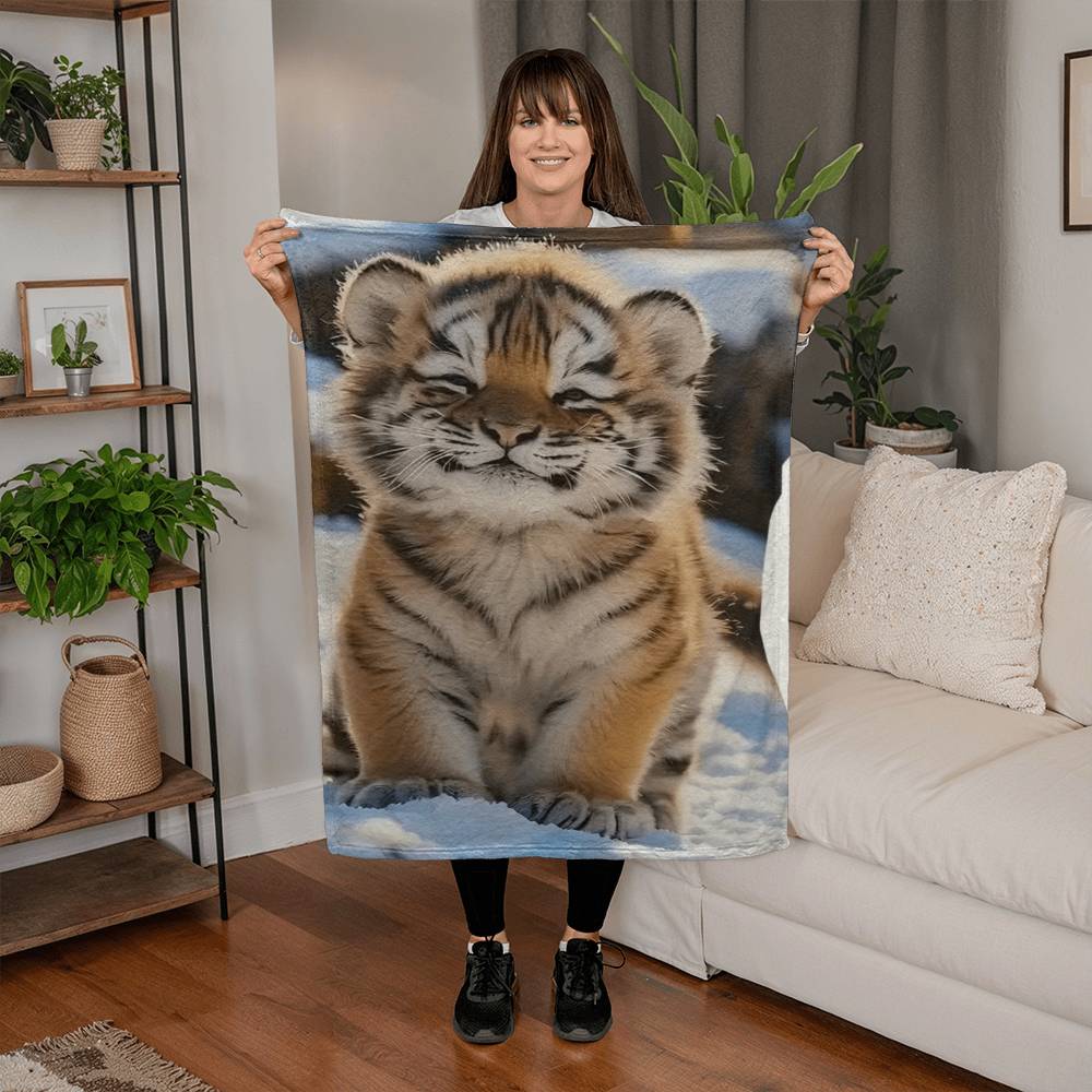 Custom Coral Fleece Blanket – Add Your Pet or Family Photo