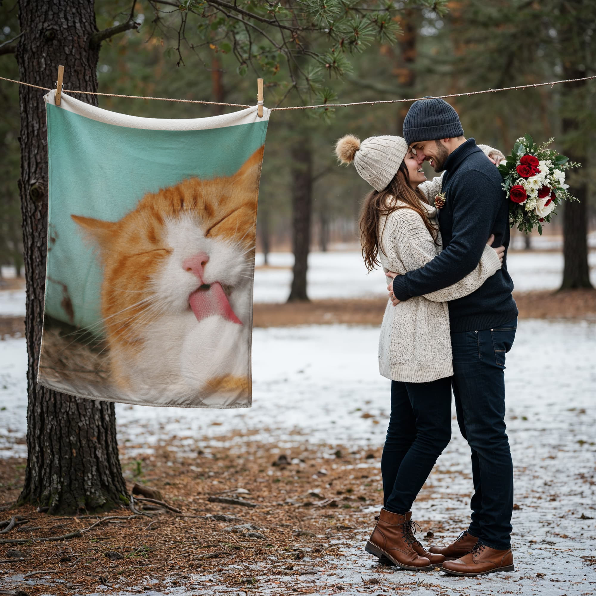 Classic Personalized Blanket for Loved Ones and Pets