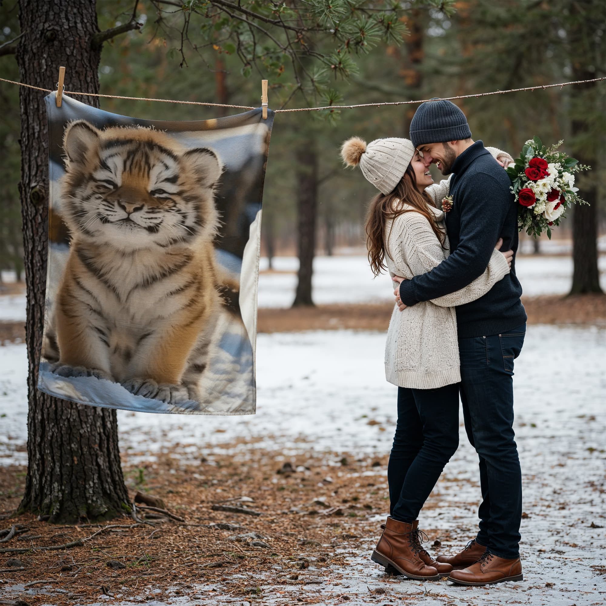 Custom Coral Fleece Blanket – Add Your Pet or Family Photo