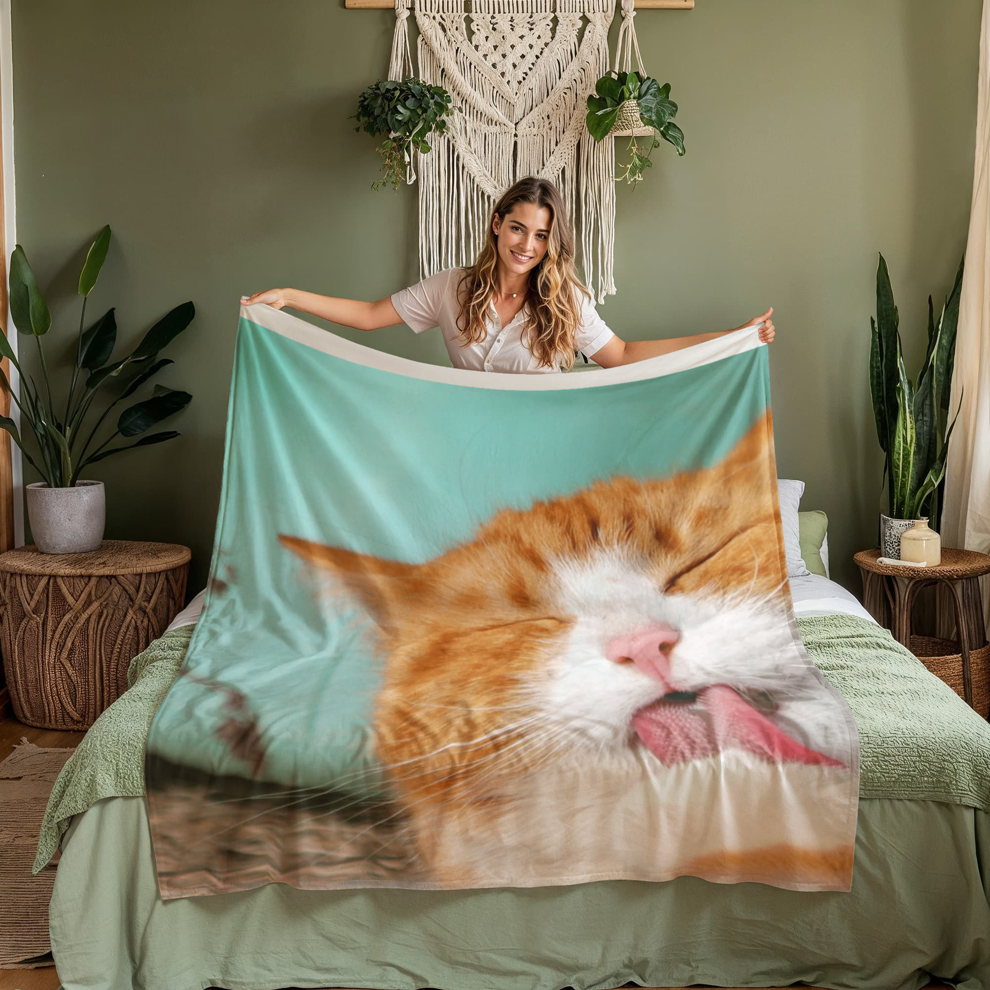 Classic Personalized Blanket for Loved Ones and Pets