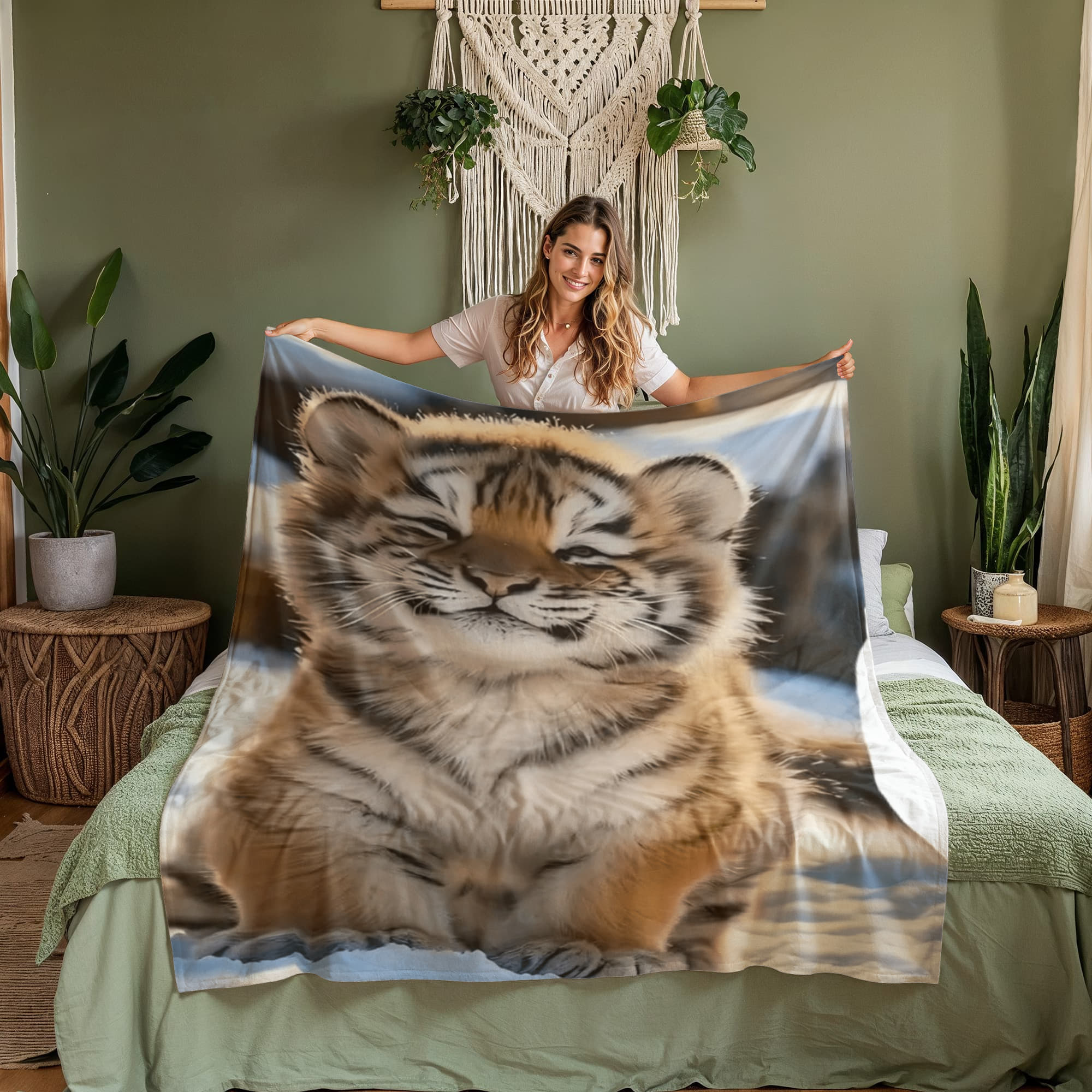 Custom Coral Fleece Blanket – Add Your Pet or Family Photo