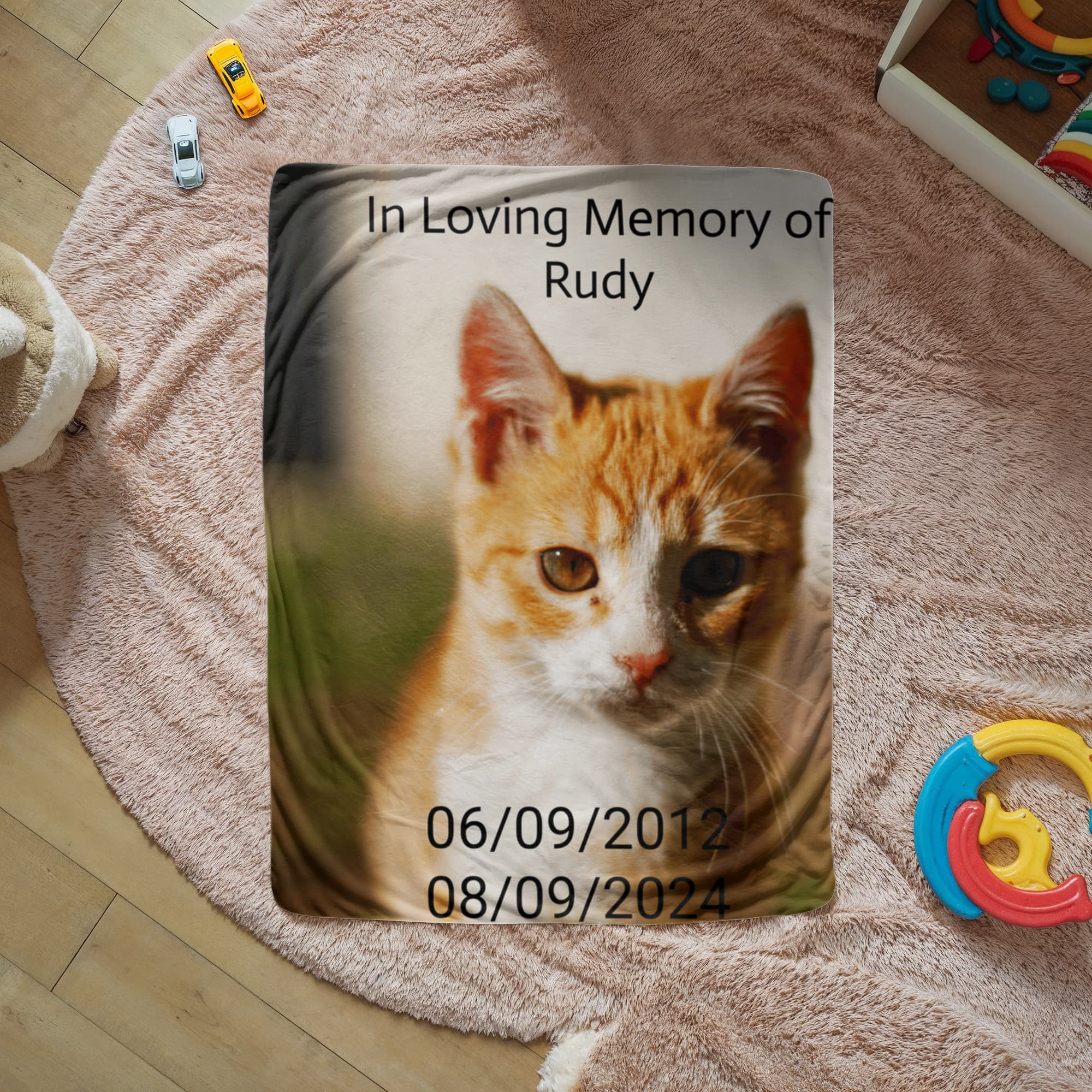 Pet Memorial Fleece Blanket